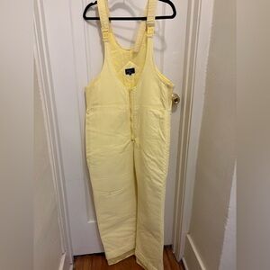 Rare Vintage Baysport Yellow Women's 80s Ski Bib